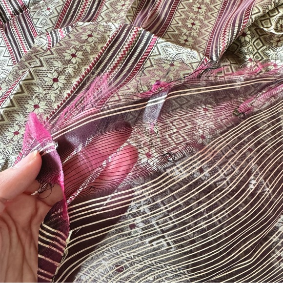 Fabric / sari material - Picture 4 of 4